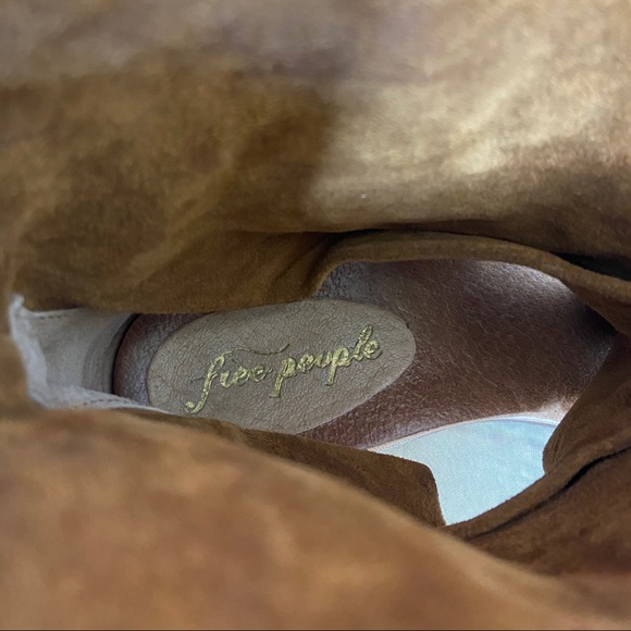 RARE Free People 37 Marlo Boot Suede Thong Sandal - Picture 4 of 9